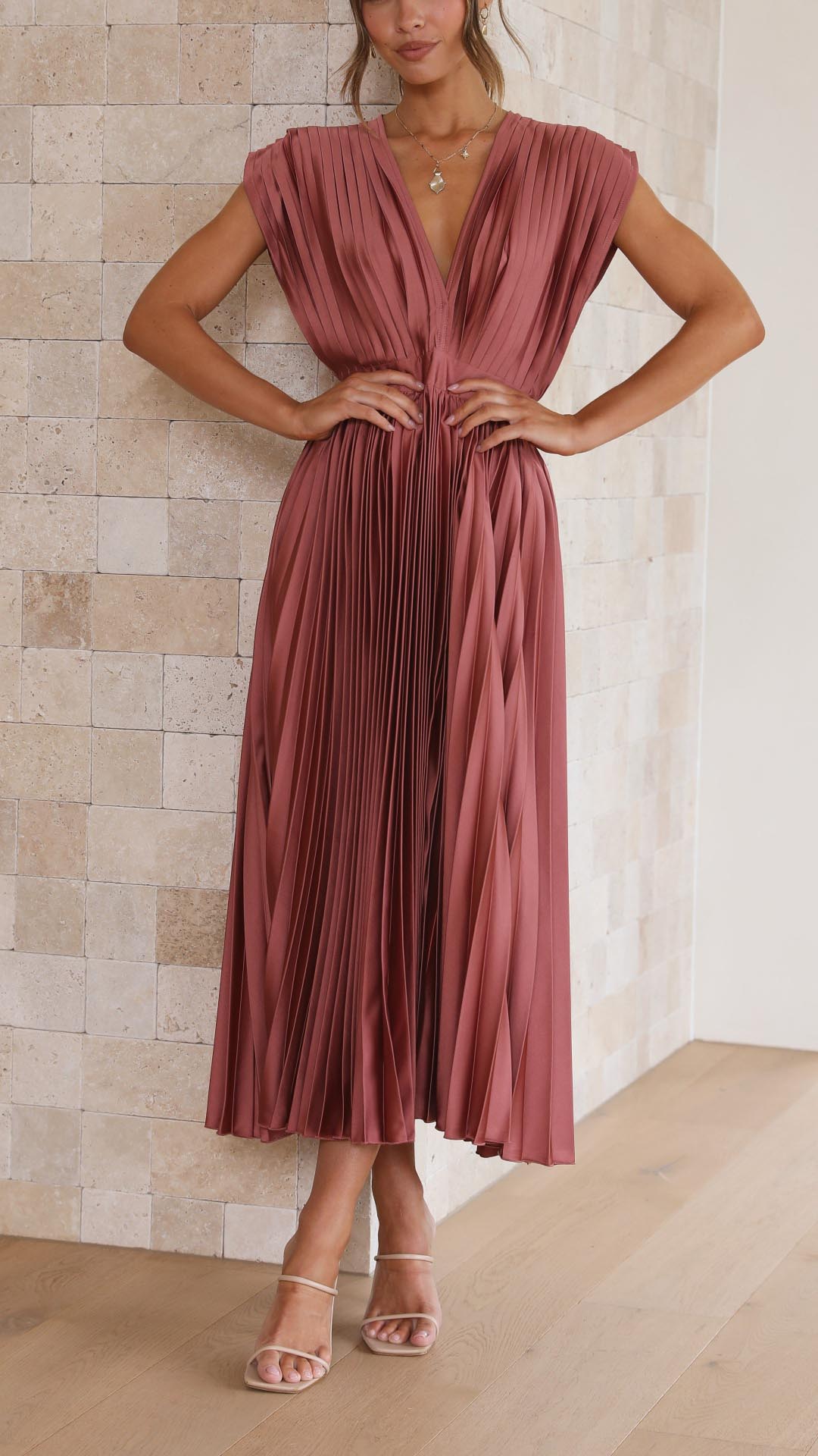 Althéa | Elegant plisseret kjole