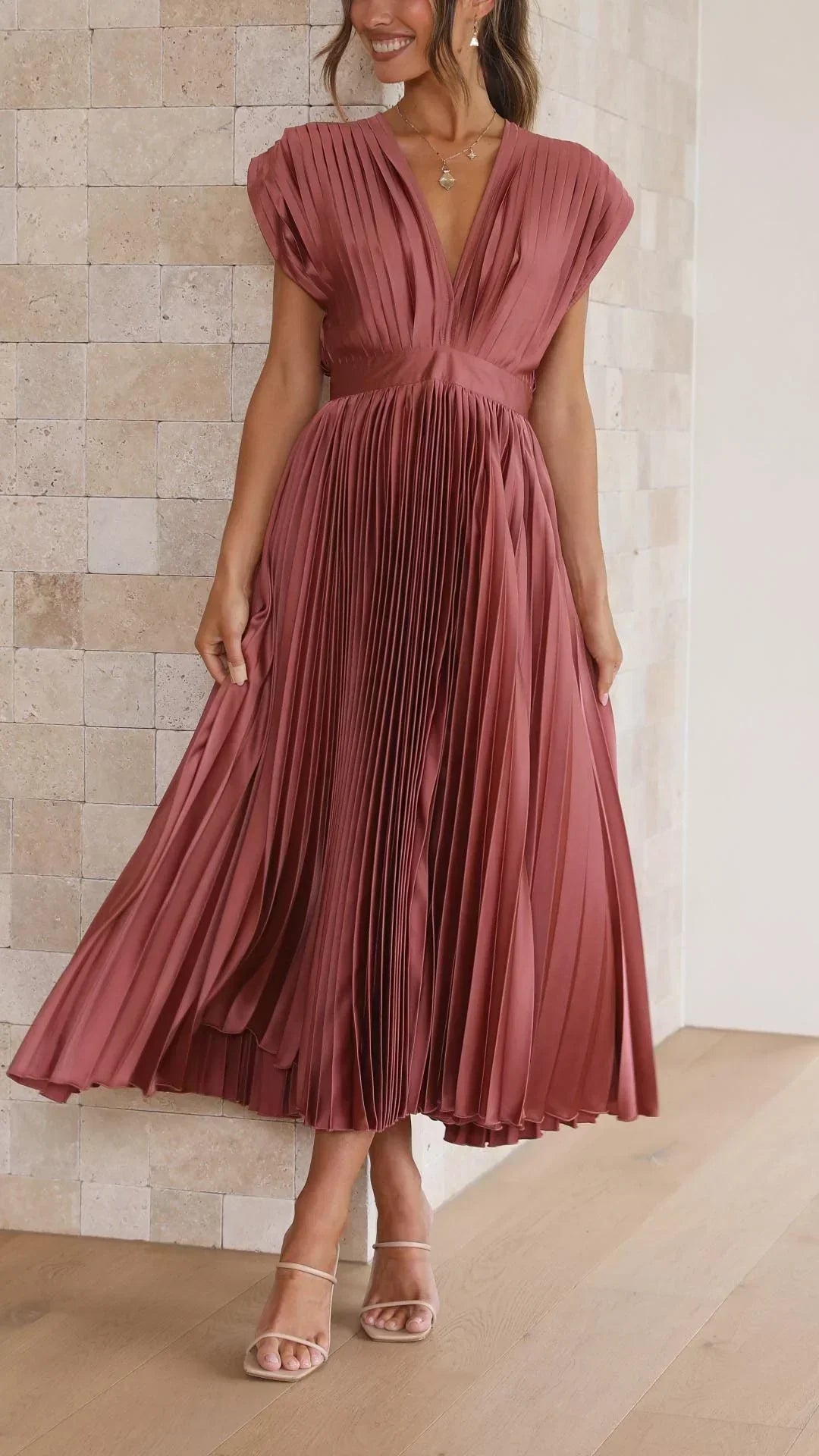 Althéa | Elegant plisseret kjole