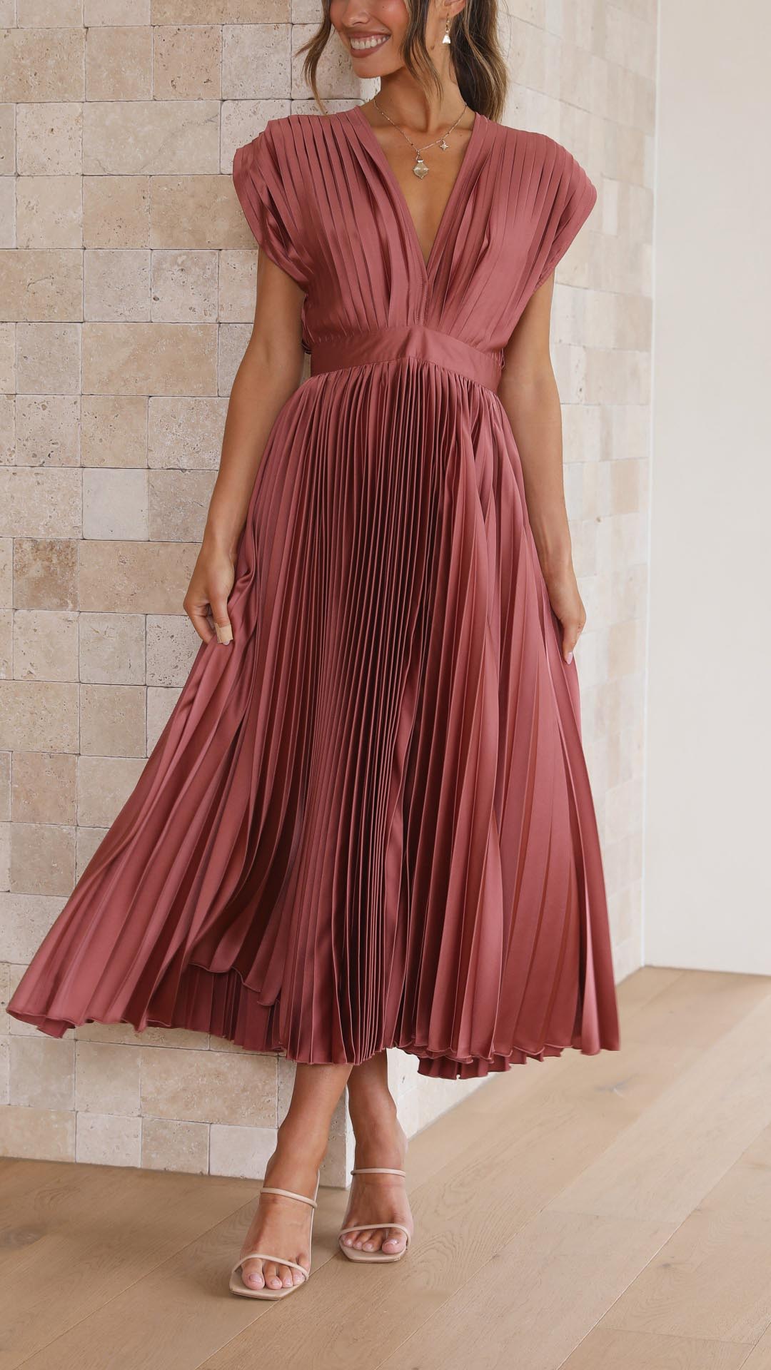 Althéa | Elegant plisseret kjole
