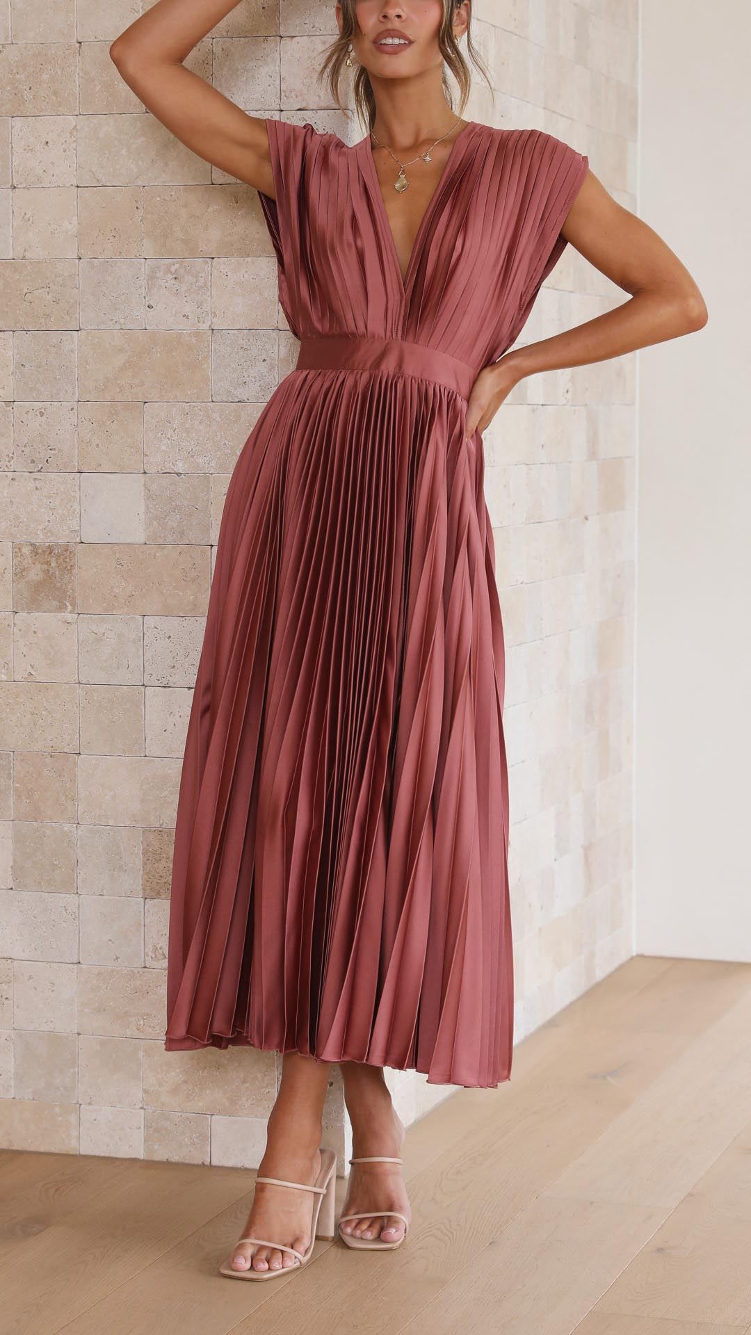 Althéa | Elegant plisseret kjole