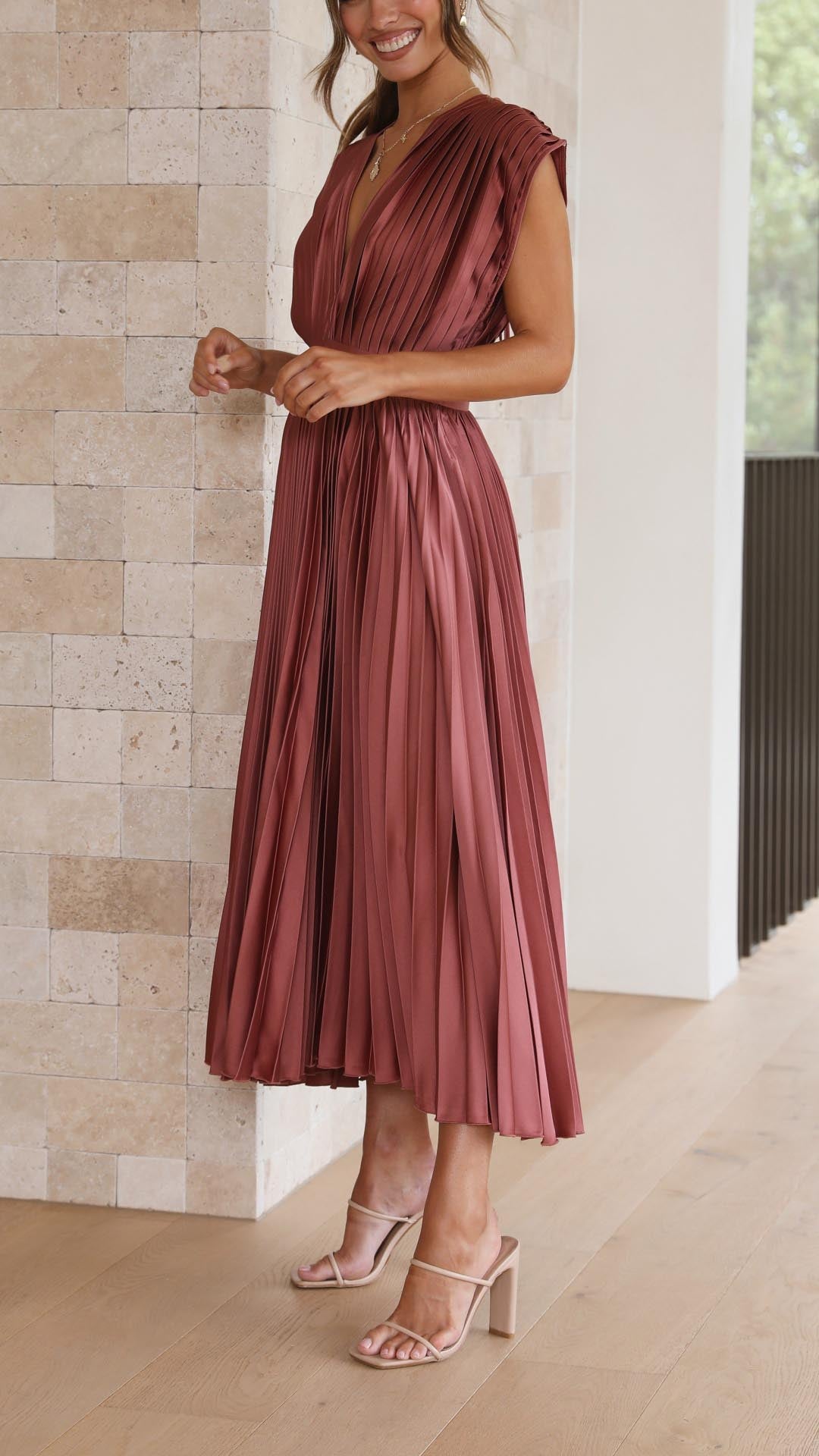 Althéa | Elegant plisseret kjole