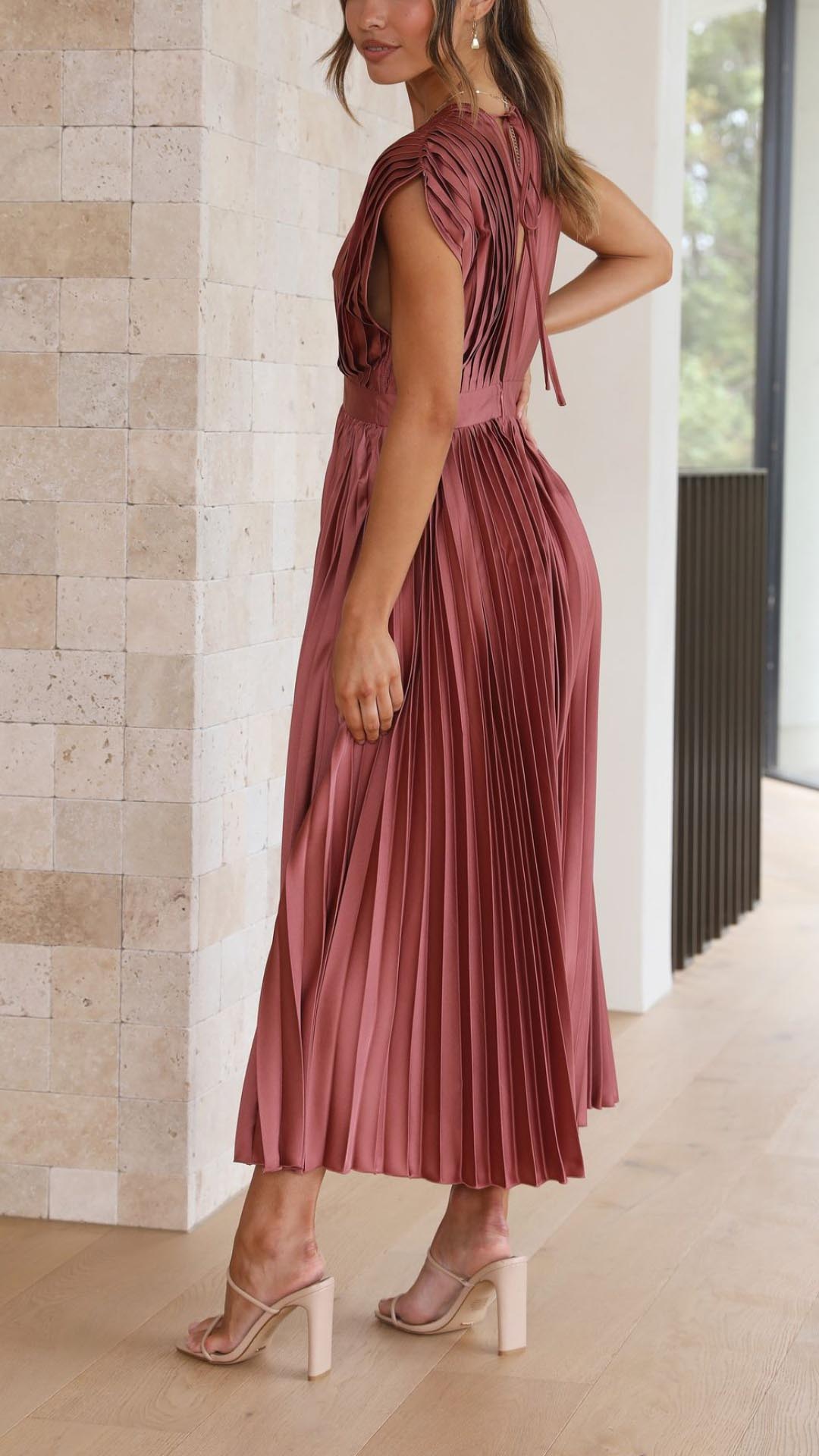 Althéa | Elegant plisseret kjole
