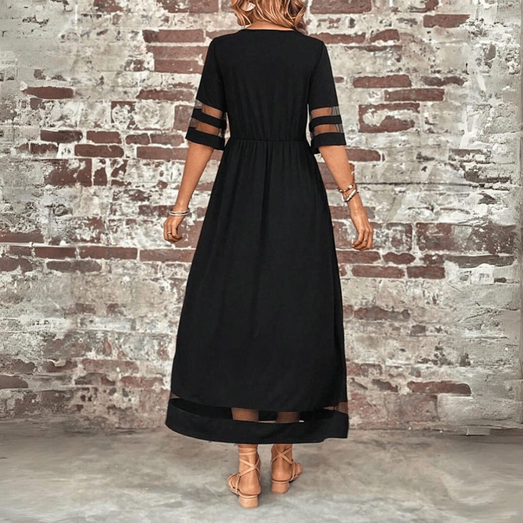 Yolanda | Elegant langærmet kjole