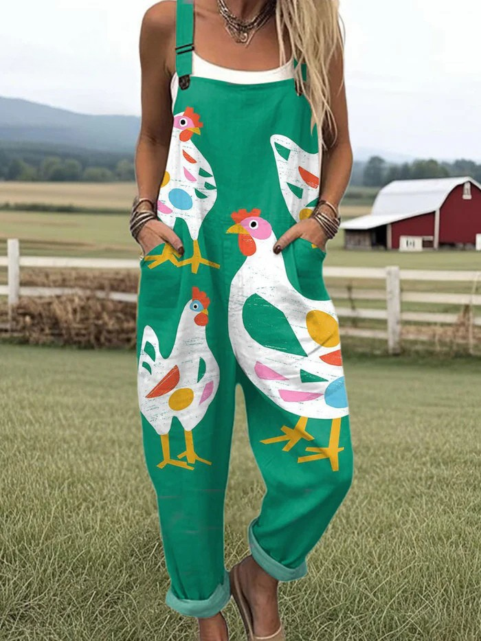 Amélina | Vintage Blomstret Jumpsuit