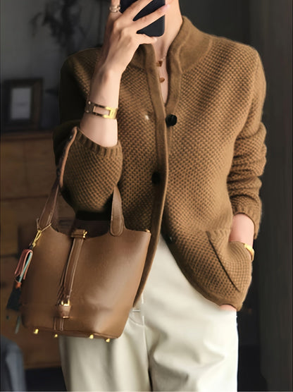 Trine | Cardigan med Ståkrave