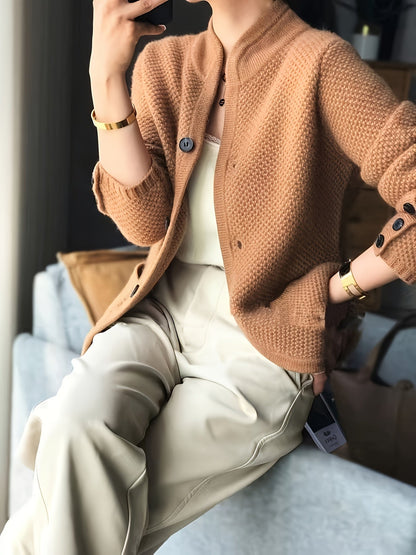 Trine | Cardigan med Ståkrave