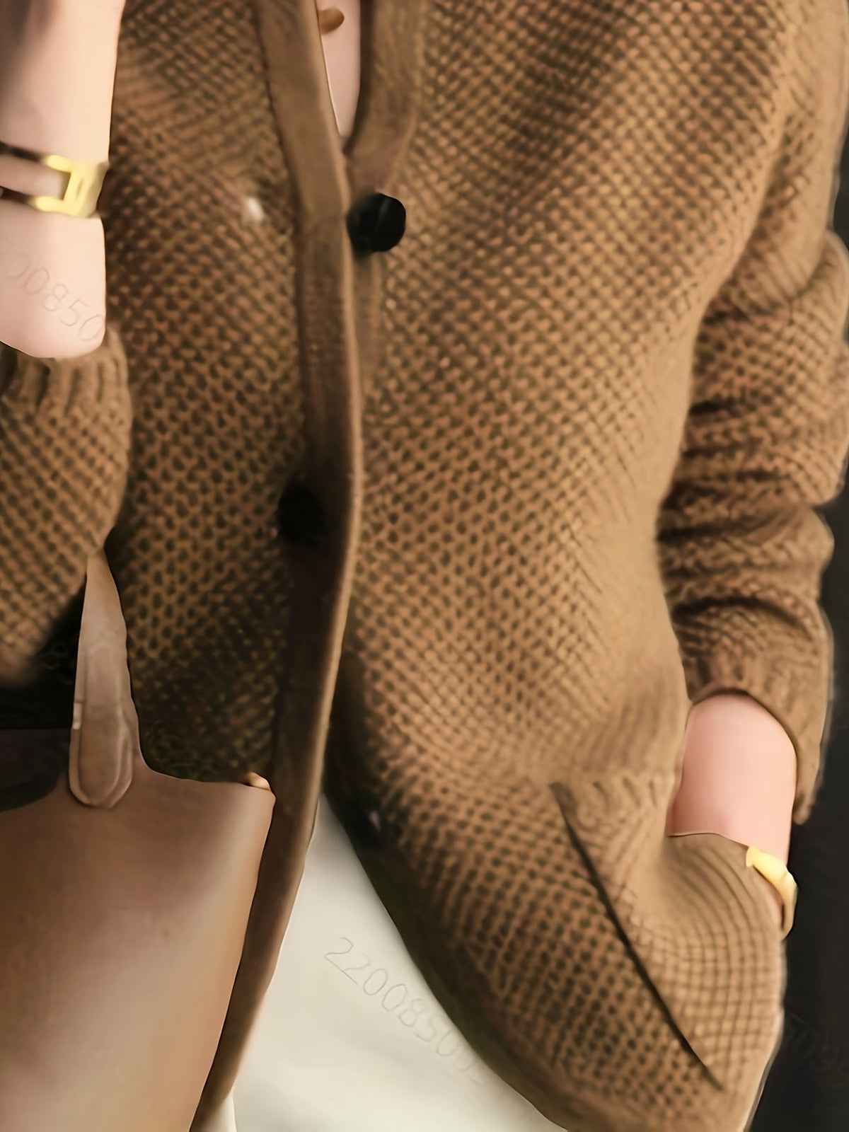 Trine | Cardigan med Ståkrave