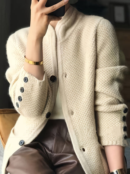 Trine | Cardigan med Ståkrave