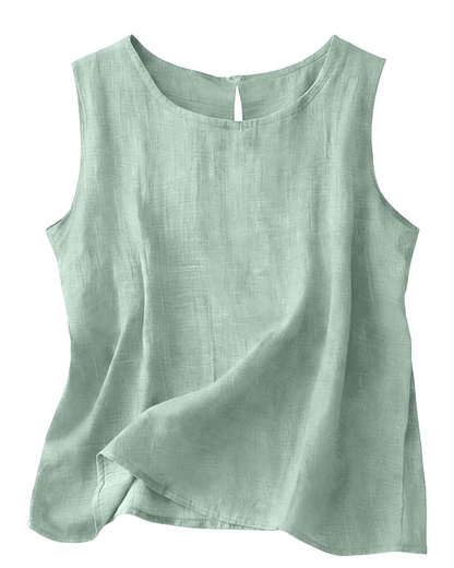 Ingevina | Ærmeløs Rundhalset Tanktop