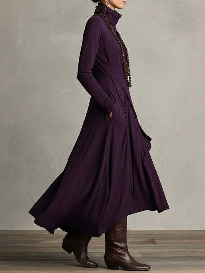 Bolette | Elegant Lang Kjole i A-facon