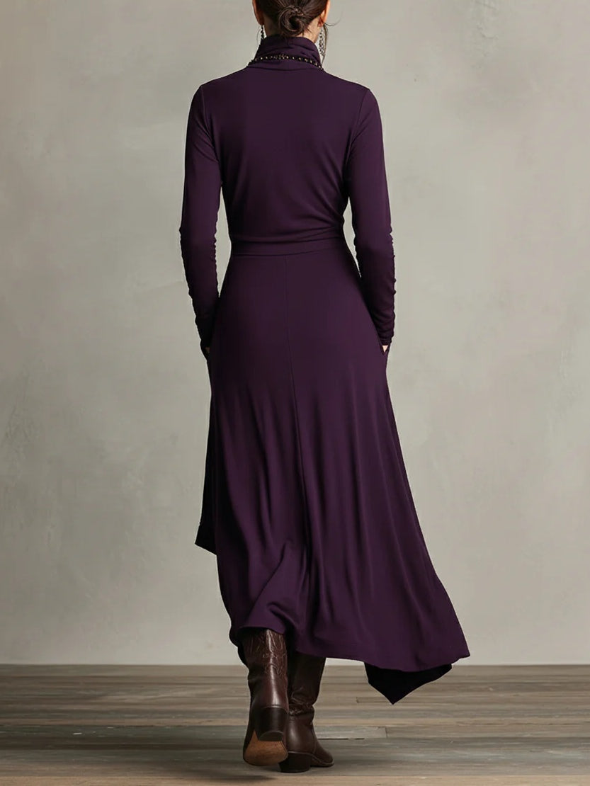 Bolette | Elegant Lang Kjole i A-facon