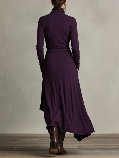 Bolette | Elegant Lang Kjole i A-facon