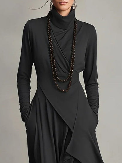 Bolette | Elegant Lang Kjole i A-facon