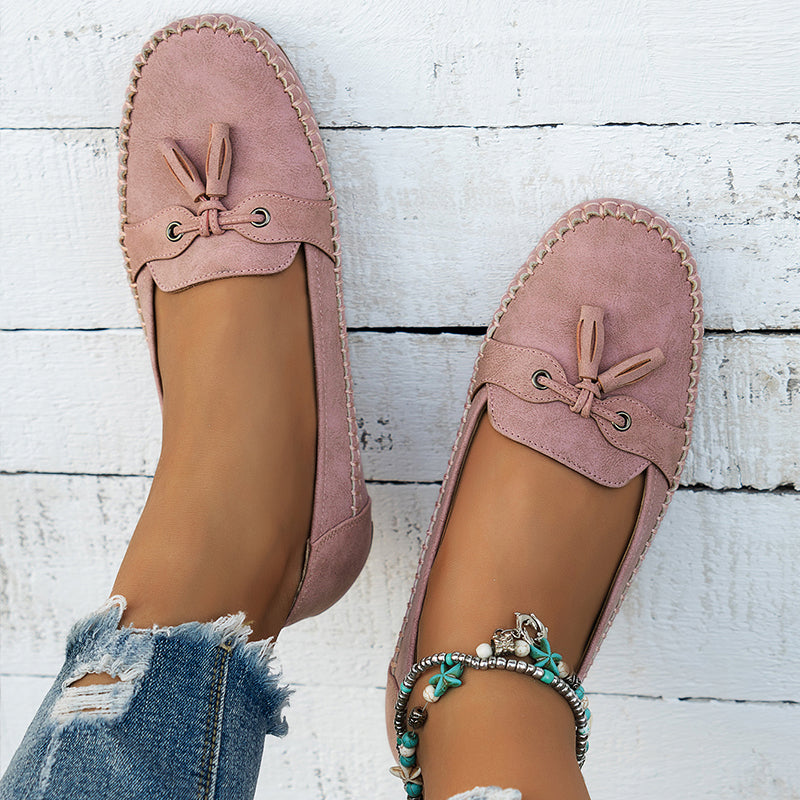 Rosa | Loafers med Kvast