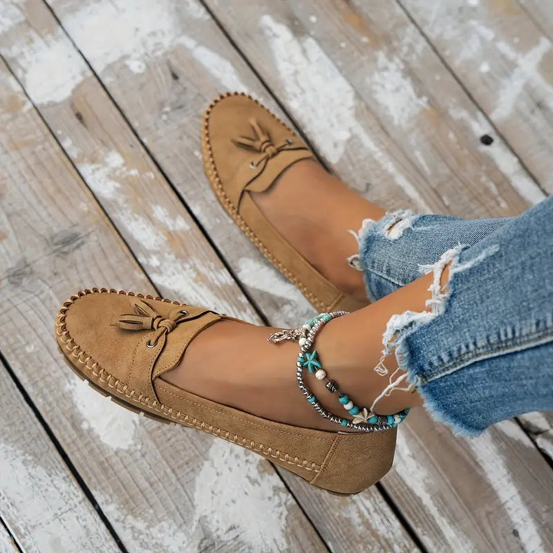 Rosa | Loafers med Kvast