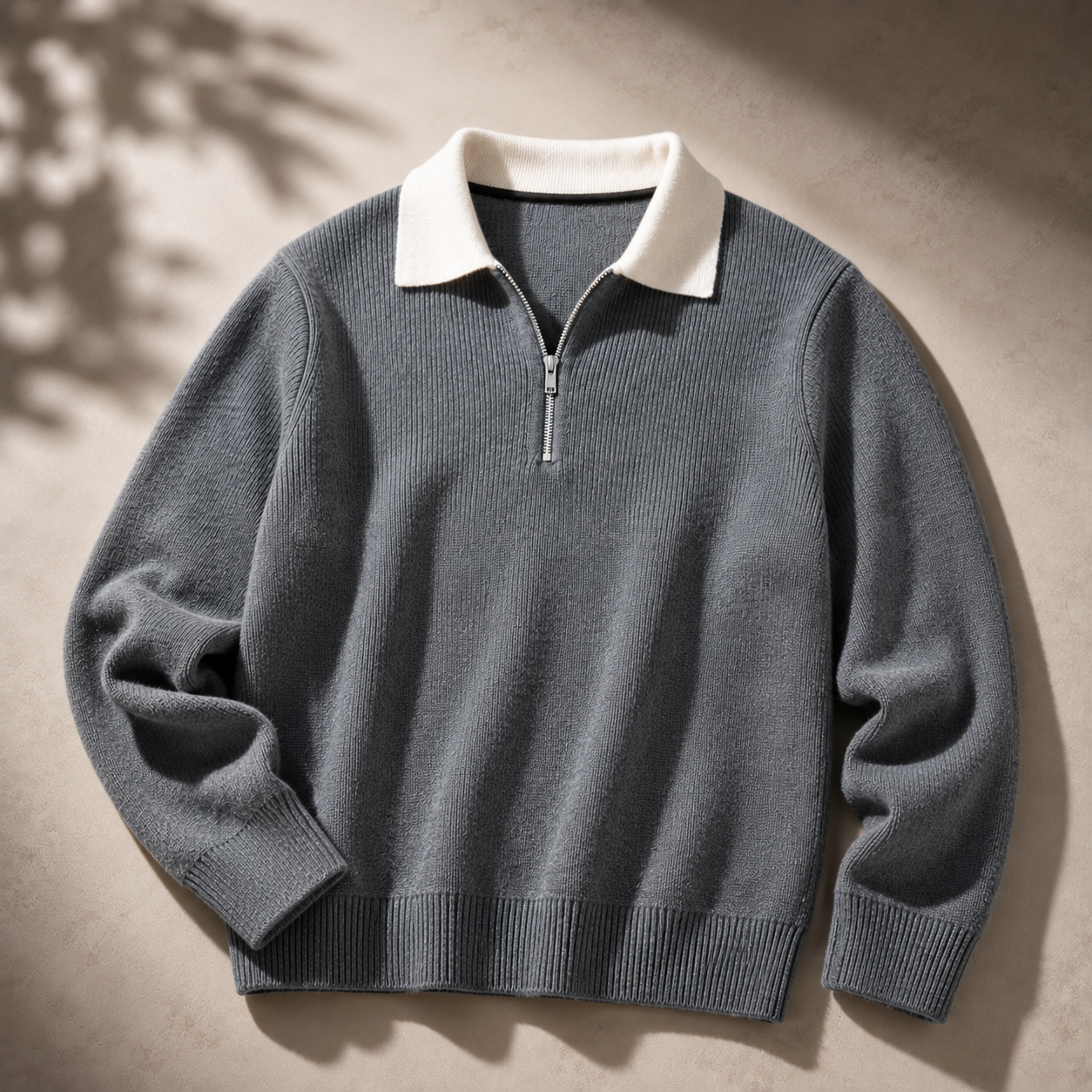 Steinvor | Struktureret Sweater med Krave