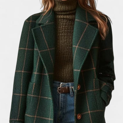Halldora | Ternet Trenchcoat til Vinteren