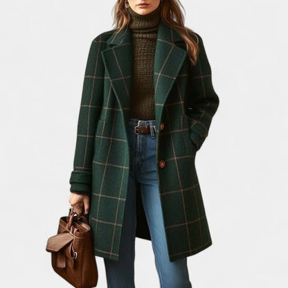 Halldora | Ternet Trenchcoat til Vinteren