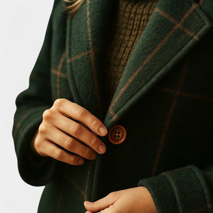 Halldora | Ternet Trenchcoat til Vinteren