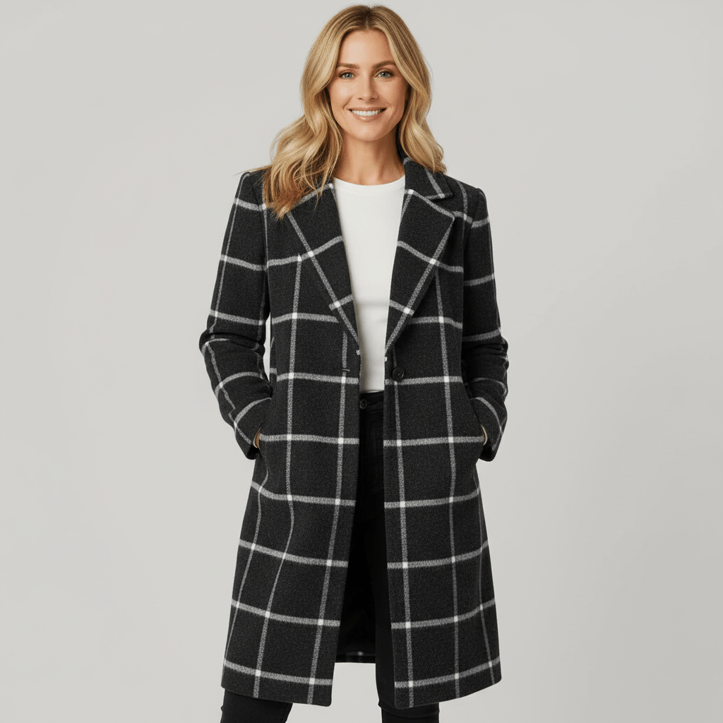 Halldora | Ternet Trenchcoat til Vinteren