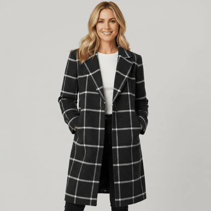 Halldora | Ternet Trenchcoat til Vinteren