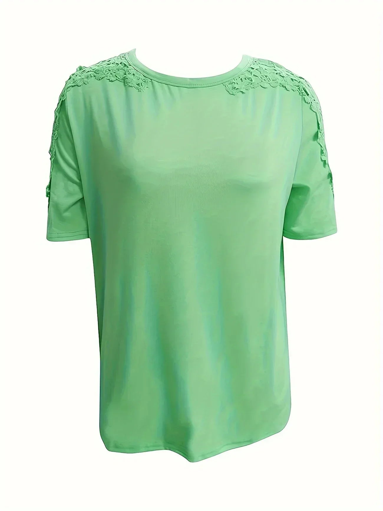 Ylfrun | Elegant Sommer Kortærmet T-shirt Med Lange Ærmer