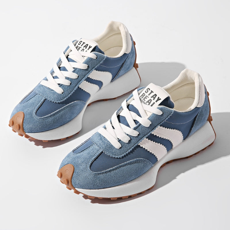 Ingeborg | Plateau Sneakers med Retro-Paneler