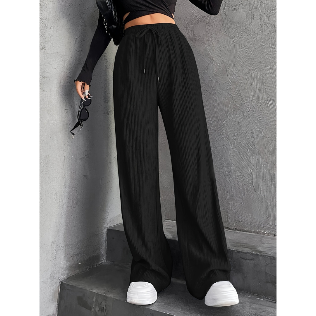 Lissa | Oversize Bukser med Vide Ben