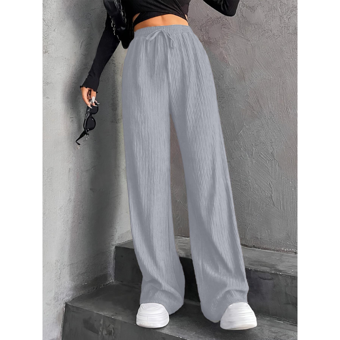 Lissa | Oversize Bukser med Vide Ben
