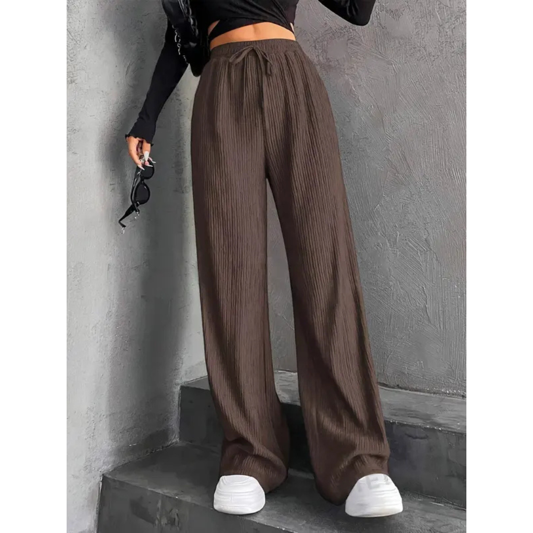 Lissa | Oversize Bukser med Vide Ben