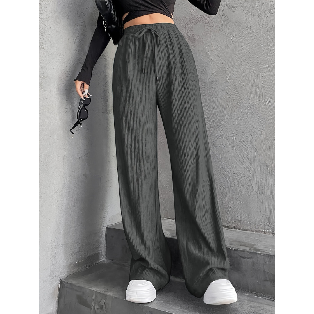 Lissa | Oversize Bukser med Vide Ben