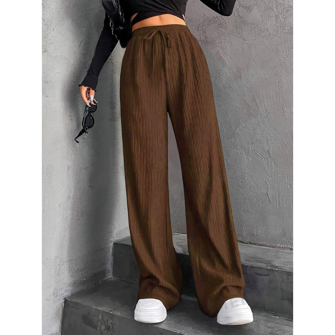 Lissa | Oversize Bukser med Vide Ben