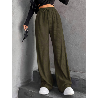 Lissa | Oversize Bukser med Vide Ben