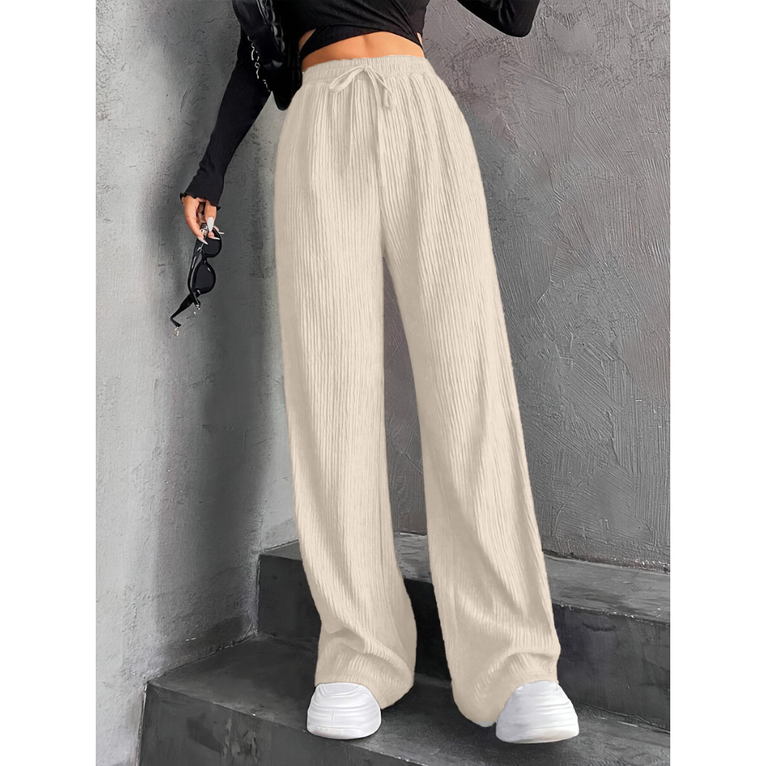 Lissa | Oversize Bukser med Vide Ben
