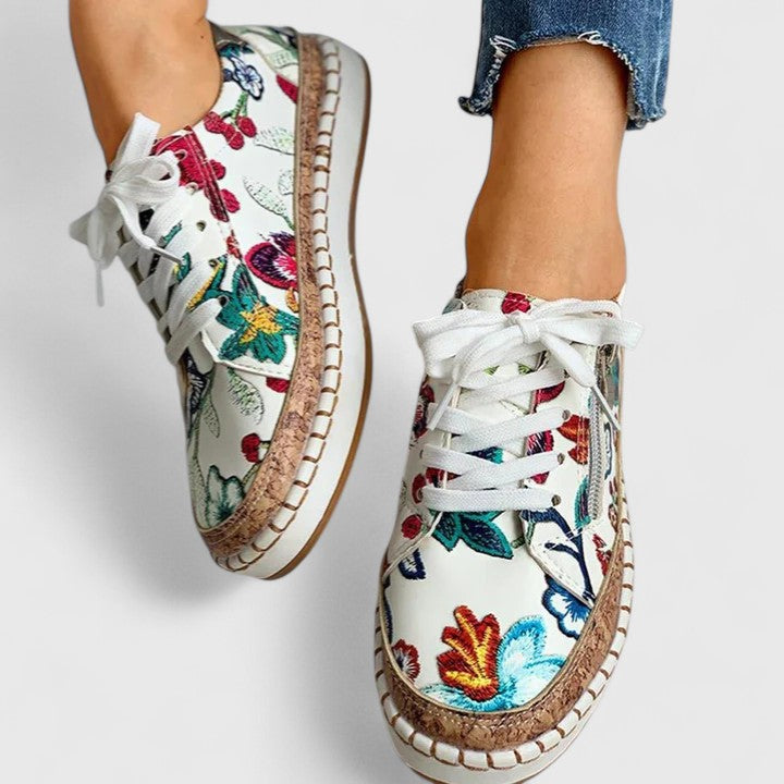 Ragnhelga | Blomstrede Sneakers