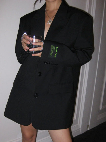 Linea | Oversize Blazer med Knapper