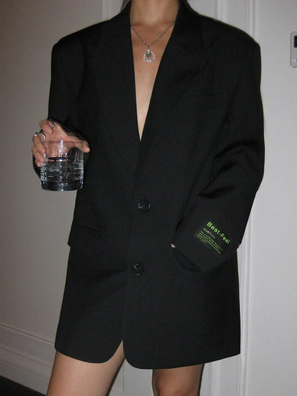 Linea | Oversize Blazer med Knapper
