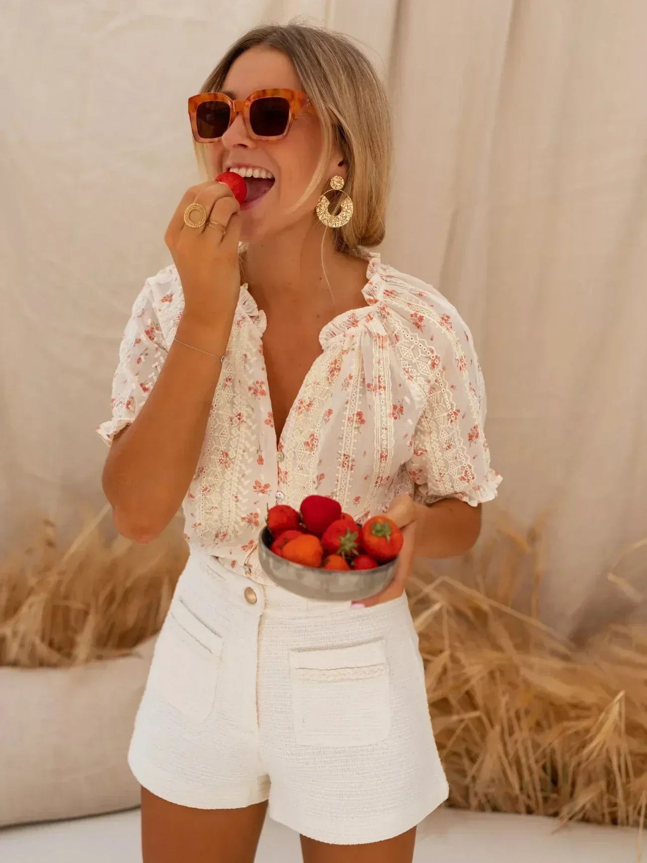 Vuokko | Bluse med Sommerlig Charme