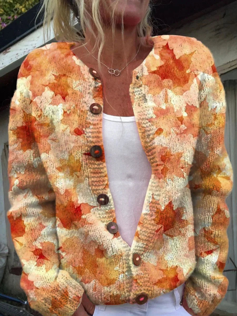 Kimberly | Kvinders Blomsterknap Cardigan