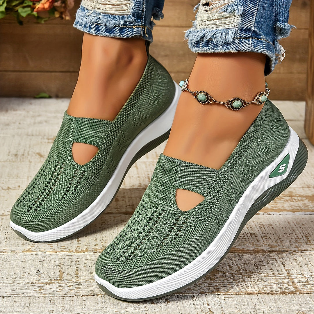Tenna | Slip-on Sneakers med Blød Støttesål