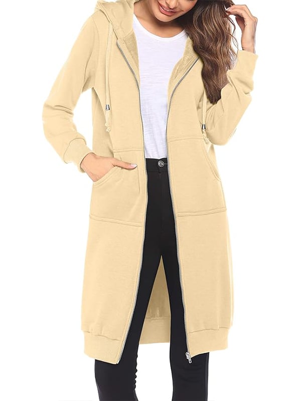 Mariah | Zip-Up Hoodie med Langærmet Design