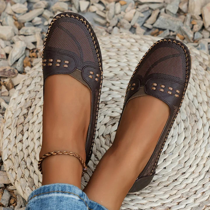 Dorte | Loafers med Slip-on og Blød Sål