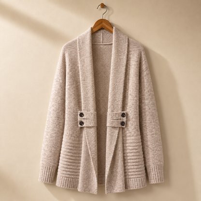 Sunngunhild | Lang Knappet Cardigan