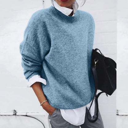 Salbjørg | Klassisk Sweater med Rund Hals