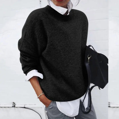 Salbjørg | Klassisk Sweater med Rund Hals