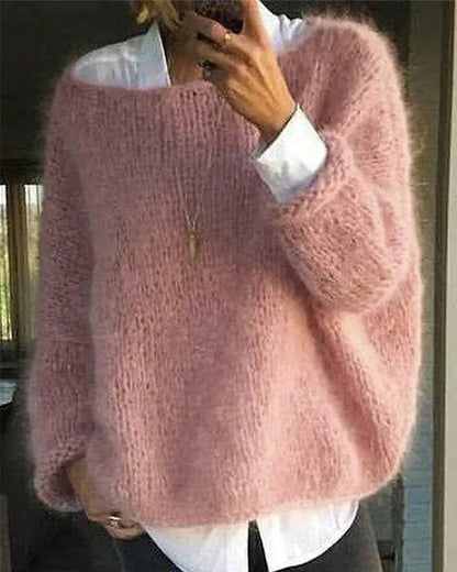 Sigrun | Oversize Sweater med Kabelstrik