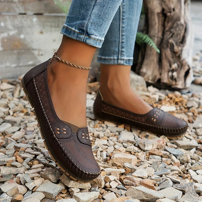 Dorte | Loafers med Slip-on og Blød Sål