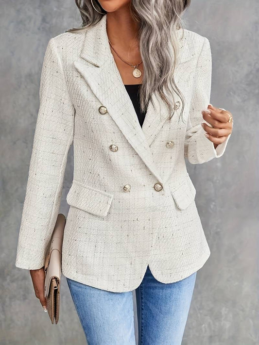 Ingebjørg | Struktureret Blazer med Knapper