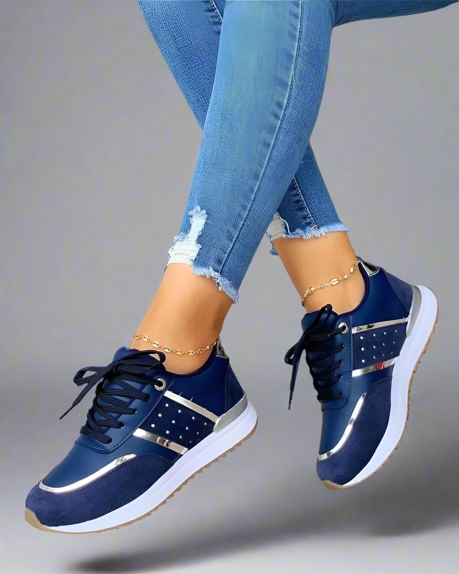 Torhilda | Farverige Glitter Sneakers