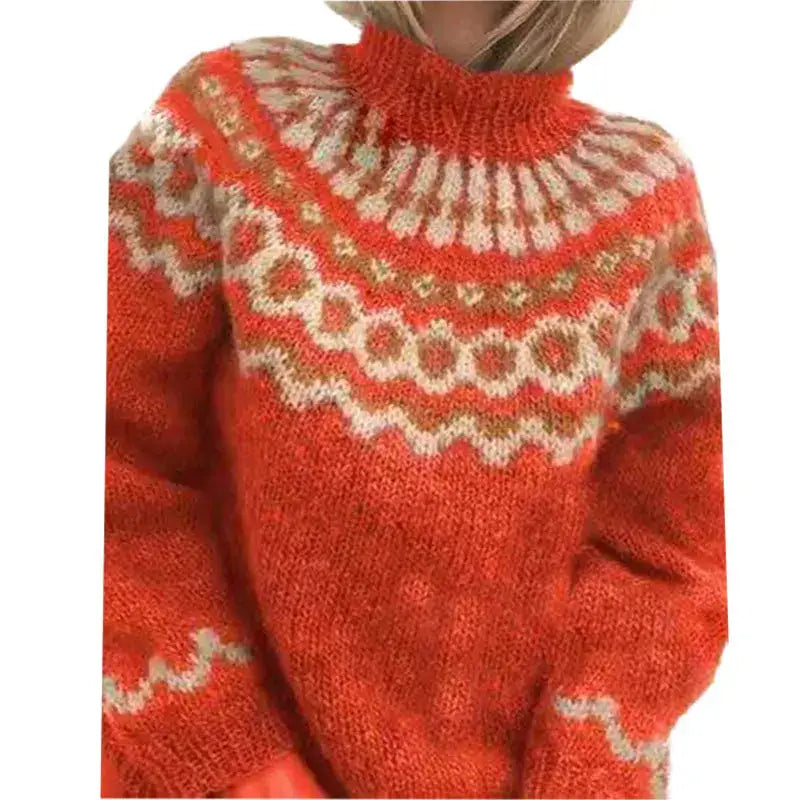 Torfrid | Sweater med Nordisk Mønster